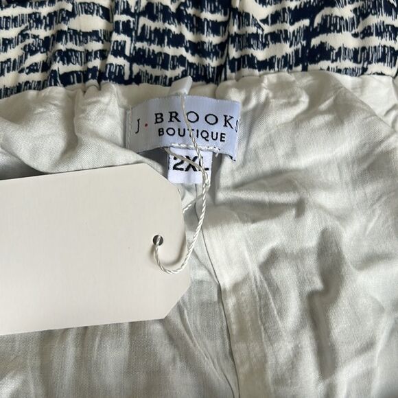 Black & white flared pants plus size 2XL - Picture 3 of 4